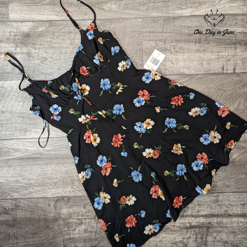 B Smart Juniors Floral Spaghetti Strap Dress Size 7